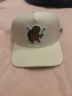 Cream Turtle Patch Trucker Hat - Men